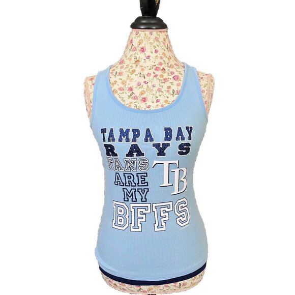Tampa bay rays baseball kids size 14 but can fit a Womens small maybe a size 6/8 - Picture 1 of 3